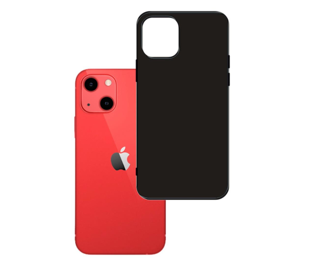 3MK Etui Matt Case iPhone 13 6,1 3M002712 Czarne - 681615 - zdjęcie